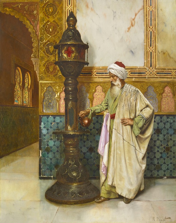 Lamp lighter by Rudolf Ernst